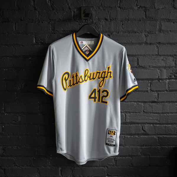 412® x Pittsburgh Pirates® Pittsburgh Script Jersey 2019 – Shop 412